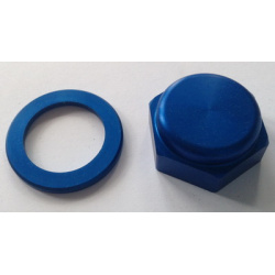 Top steering stem nut and washer