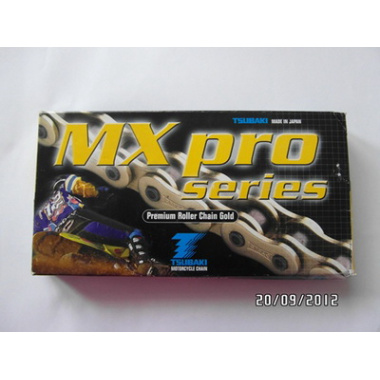 Rear drive chain 120 links. Tsubaki 520 MX PRO. P/N 520MXP-120